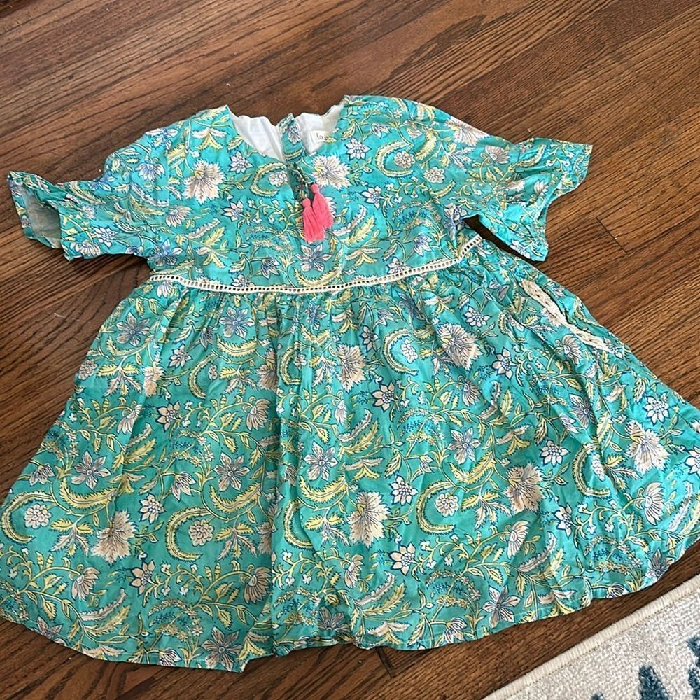 Louise Misha girls floral pattern dress